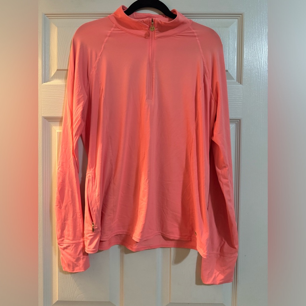 Lilly Pulitzer- Luxletic Half-Zip XL